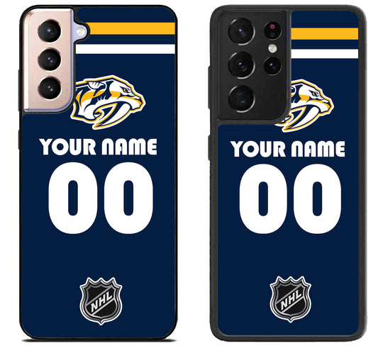 Custom Personalized Nashville Predators NHL Samsung Galaxy S21 | S21 FE | S21+ | S21 Ultra Case