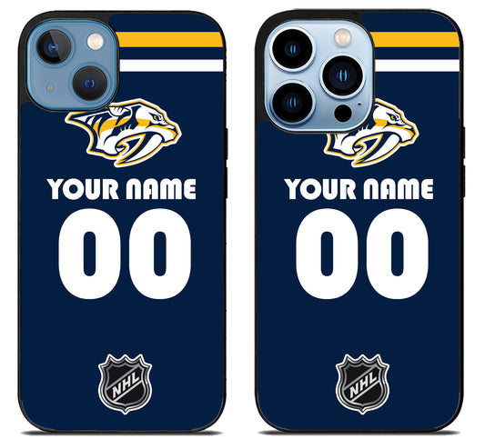 Custom Personalized Nashville Predators NHL iPhone 13 | 13 Mini | 13 Pro | 13 Pro Max Case