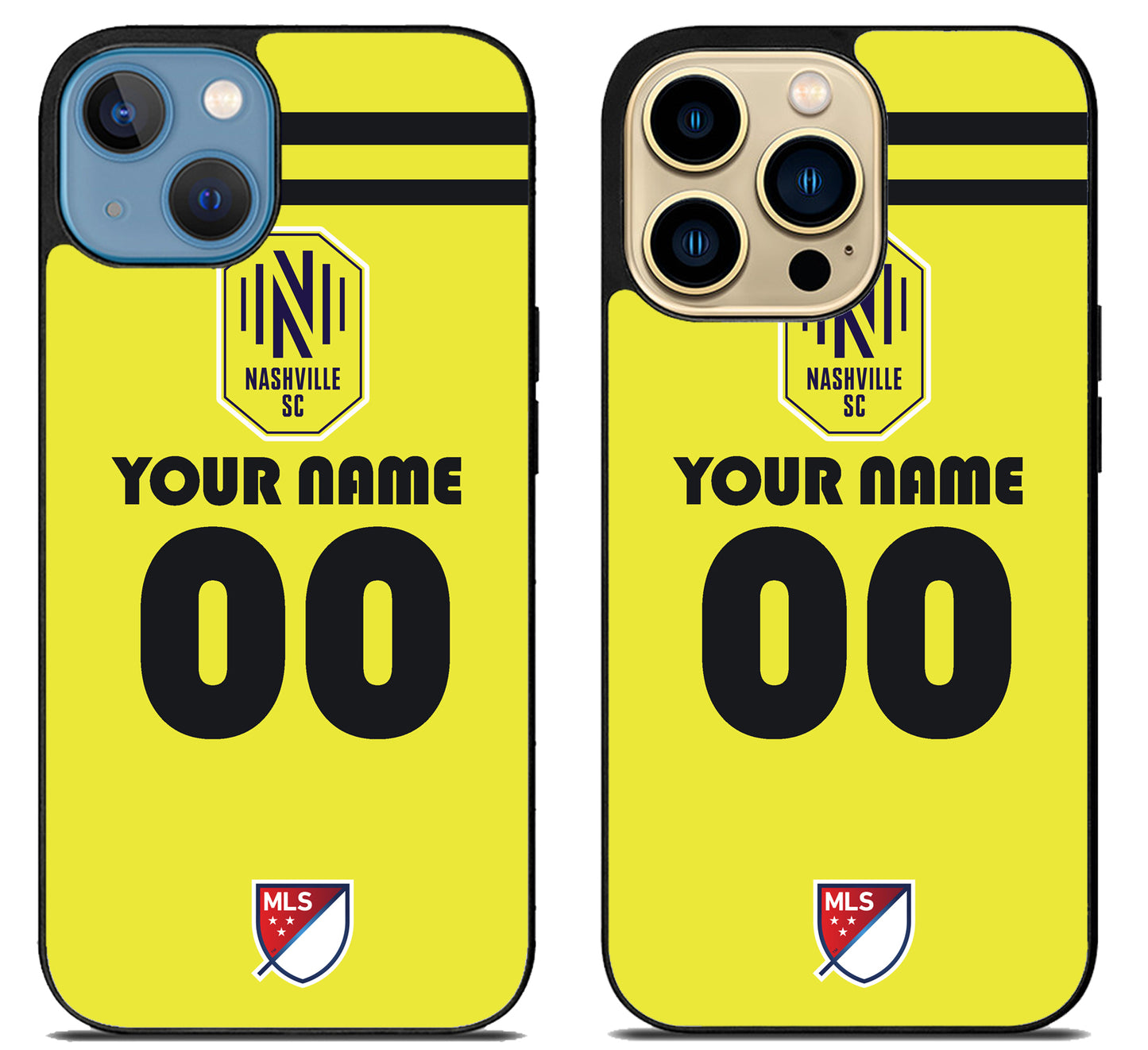 Custom Personalized Nashville SC FC MLS iPhone 14 | 14 Plus | 14 Pro | 14 Pro Max Case