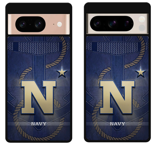Navy Midshipmen Wallpaper Google Pixel 8 | 8 Pro Case