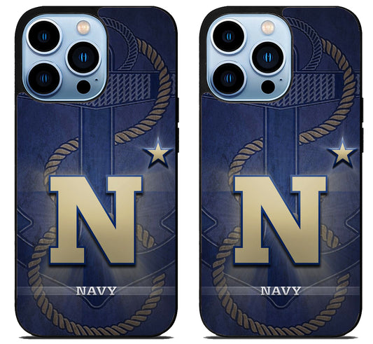 Navy Midshipmen Wallpaper iPhone 15 Pro | iPhone 15 Pro Max Case