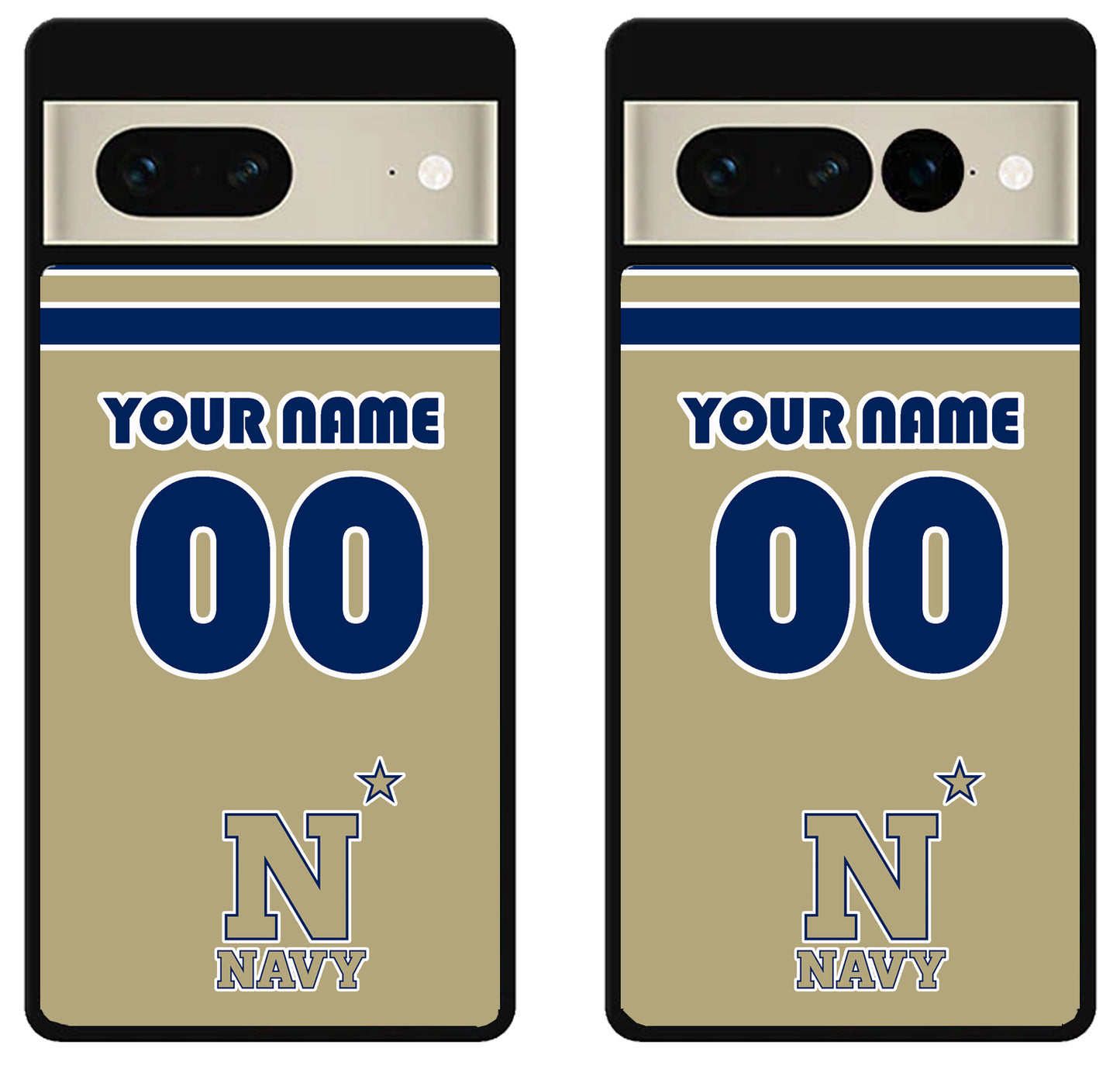 Custom Personalized Navy Midshipmen Google Pixel 7 | 7 Pro Case