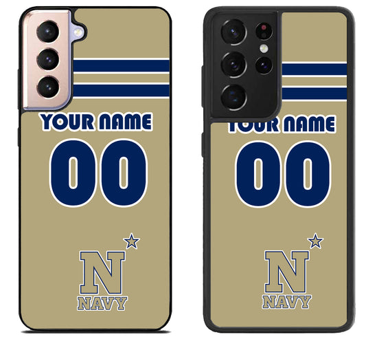 Custom Personalized Navy Midshipmen Samsung Galaxy S21 | S21 FE | S21+ | S21 Ultra Case