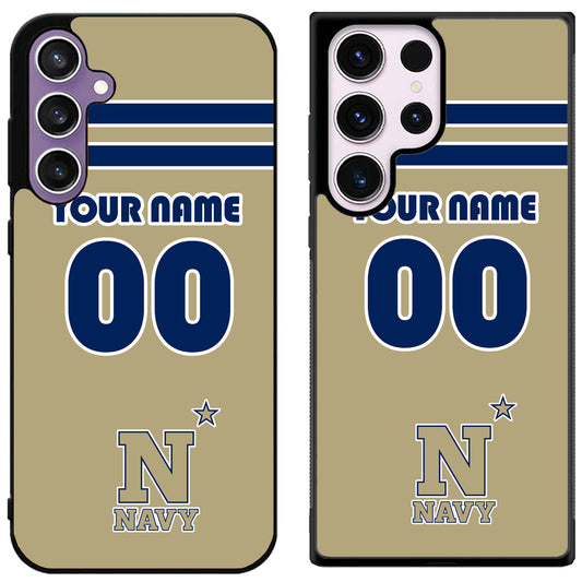 Custom Personalized Navy Midshipmen Samsung Galaxy S24 | S24+ | S24 Ultra Case