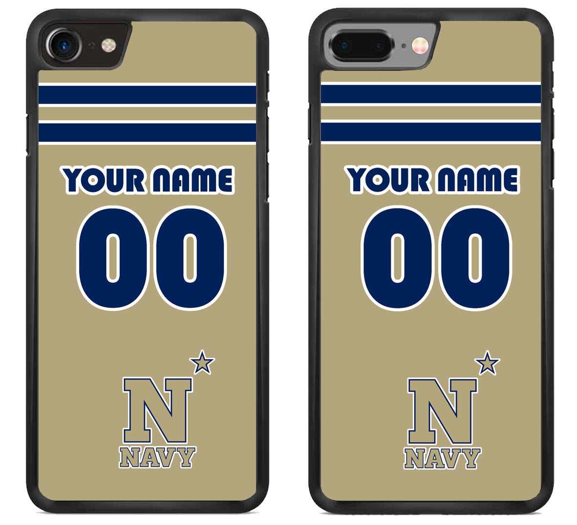 Custom Personalized Navy Midshipmen iPhone 8 | 8 Plus Case