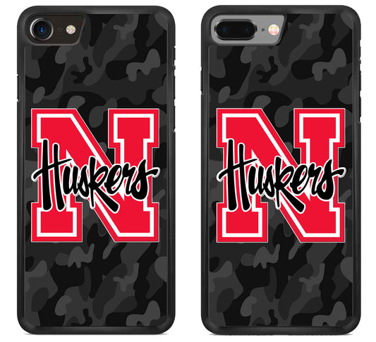 Nebraska Cornhuskers Black Camo iPhone 8 | 8 Plus Case