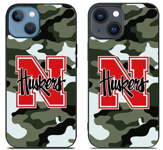 Nebraska Cornhuskers Camo Cover iPhone 15 | iPhone 15 Plus Case