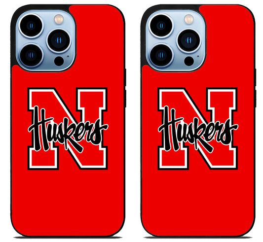 Nebraska Cornhuskers Logo Red iPhone 15 Pro | iPhone 15 Pro Max Case
