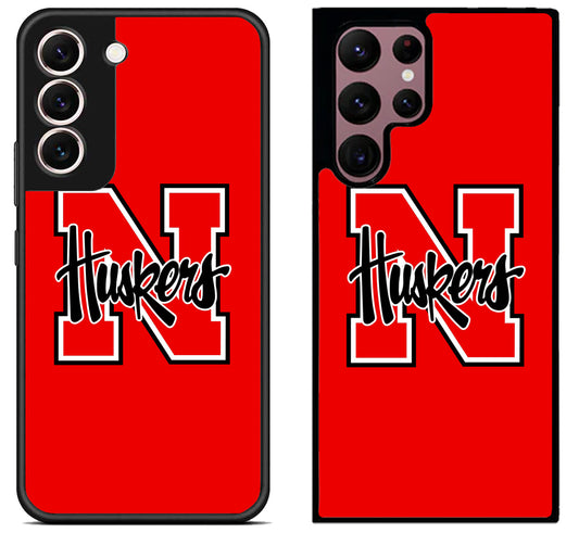 Nebraska Cornhuskers Logo Red Samsung Galaxy S22 | S22+ | S22 Ultra Case