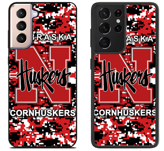Nebraska Cornhuskers Logo Samsung Galaxy S21 | S21 FE | S21+ | S21 Ultra Case