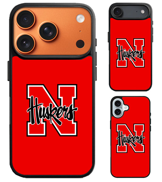 Nebraska Cornhuskers Red iPhone Air | iPhone 17 | 17 Pro | 17 Pro Max Case