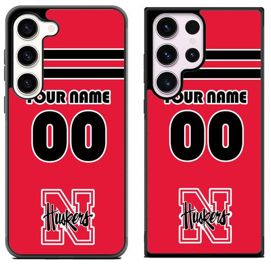 Custom Personalized Nebraska Cornhuskers Samsung Galaxy S23 | S23+ | S23 Ultra Case