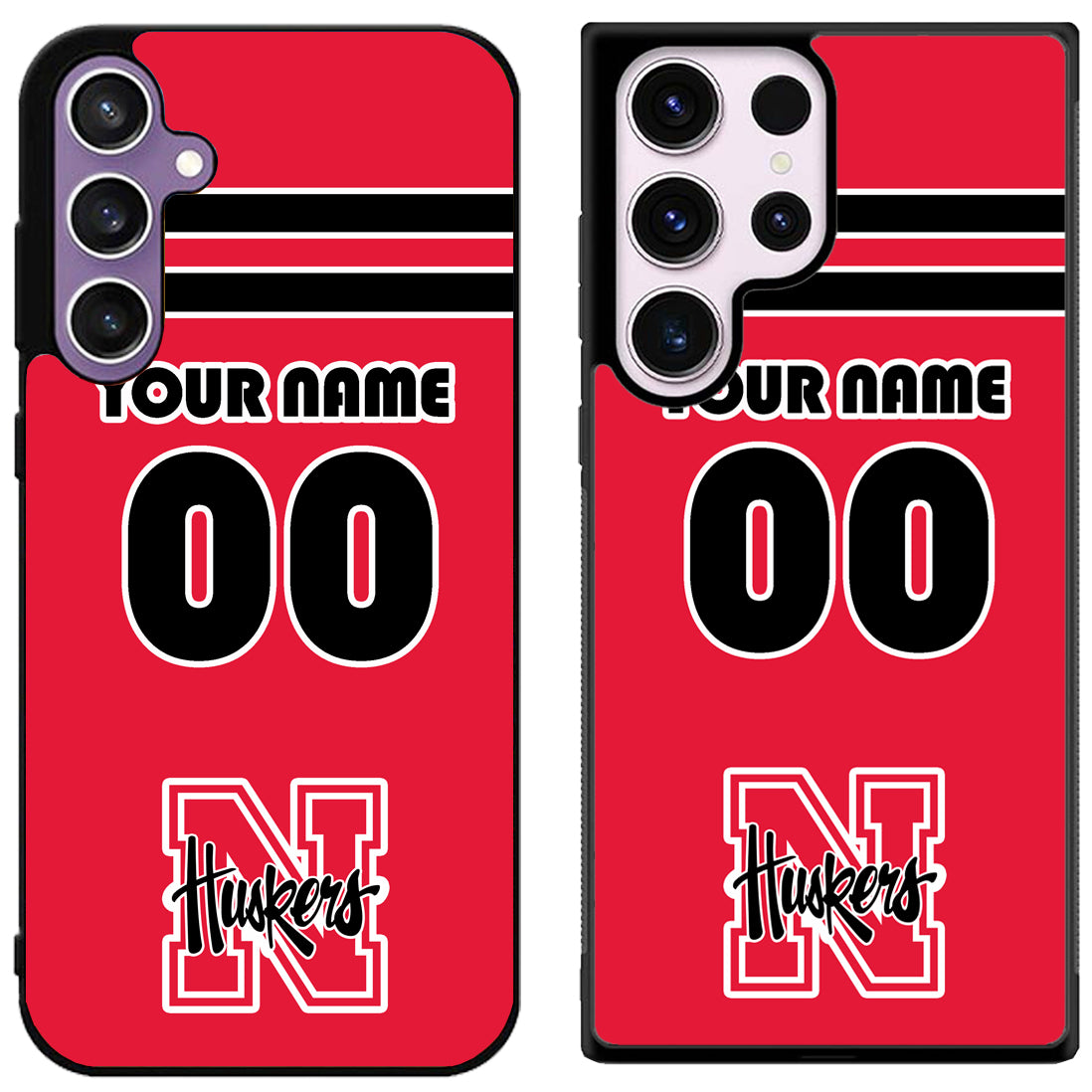 Custom Personalized Nebraska Cornhuskers Samsung Galaxy S24 | S24+ | S24 Ultra Case