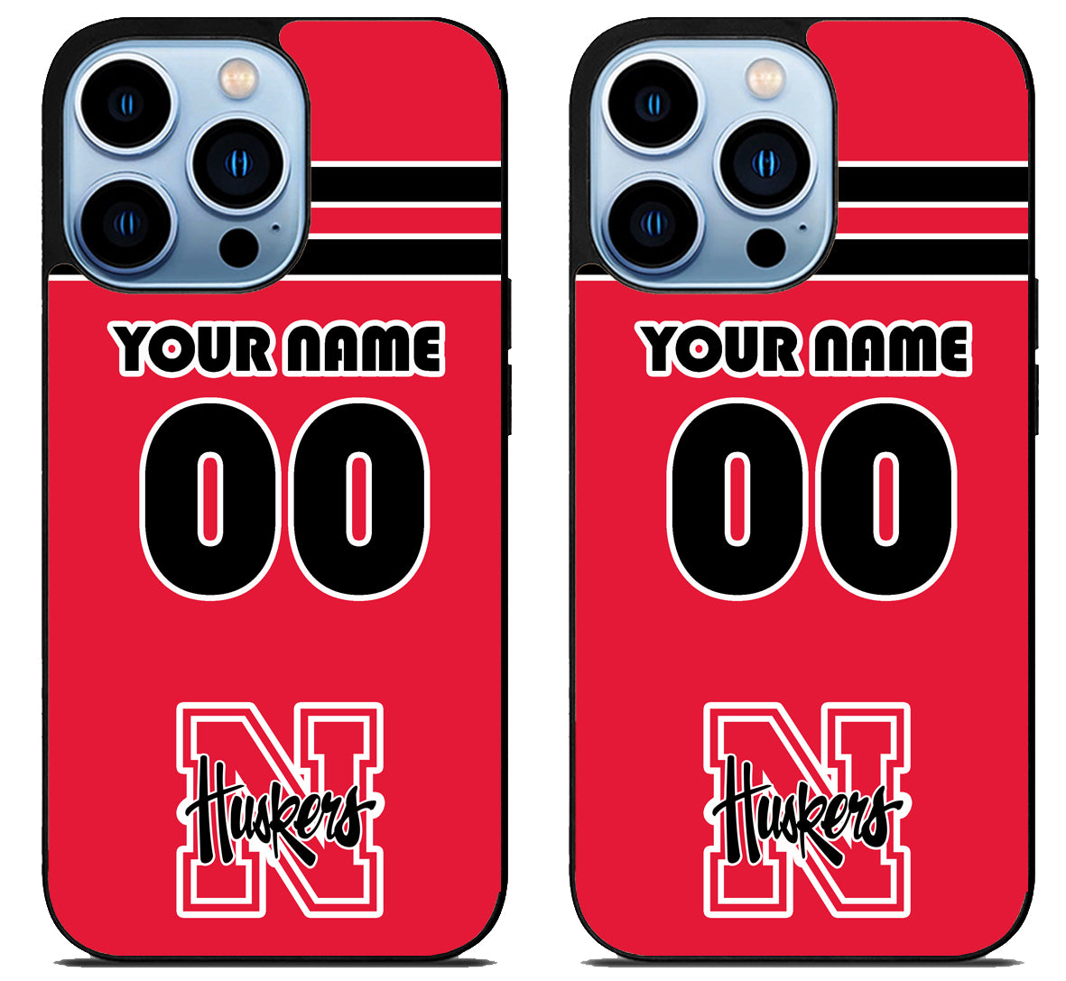 Custom Personalized Nebraska Cornhuskers iPhone 15 Pro | iPhone 15 Pro Max Case