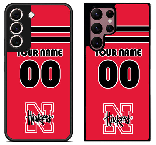 Custom Personalized Nebraska Cornhuskers Samsung Galaxy S22 | S22+ | S22 Ultra Case