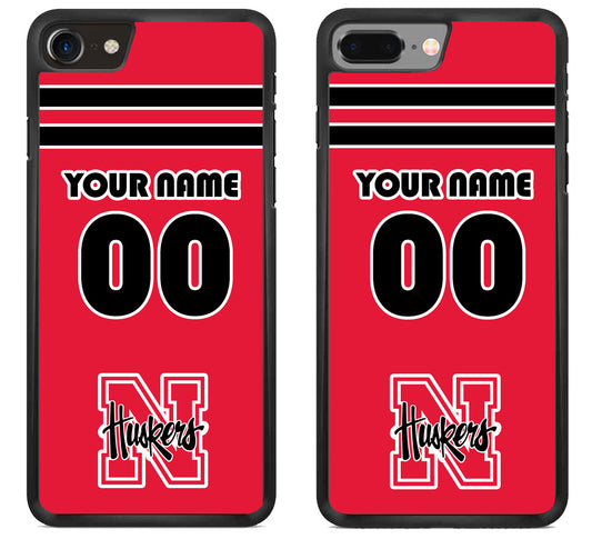Custom Personalized Nebraska Cornhuskers iPhone 8 | 8 Plus Case