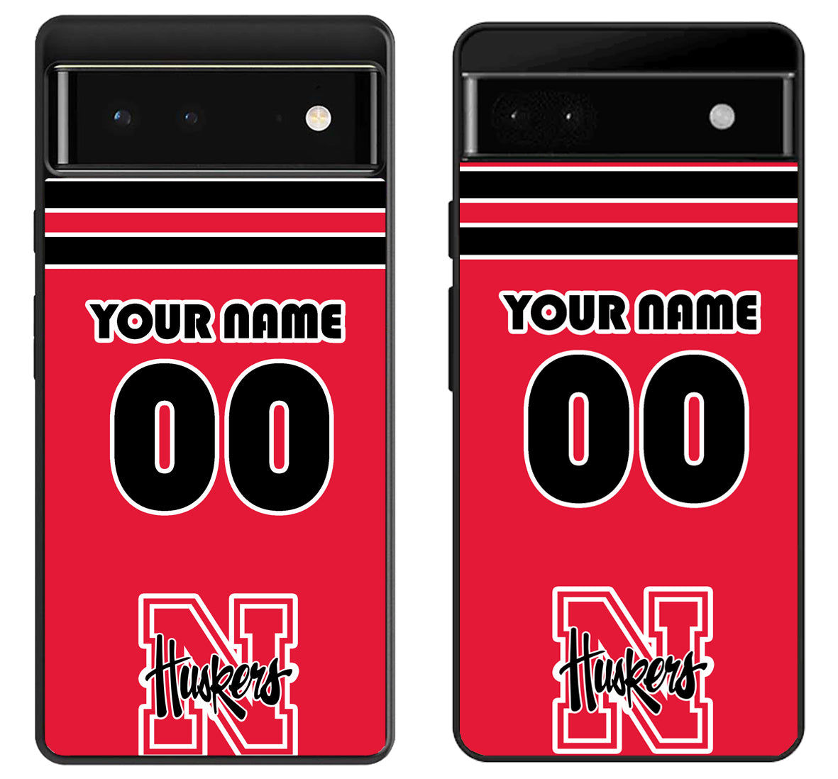 Custom Personalized Nebraska Cornhuskers Google Pixel 6 | 6A | 6 Pro Case