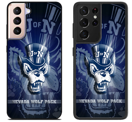 Nevada Wolf Pack Background Samsung Galaxy S21 | S21 FE | S21+ | S21 Ultra Case