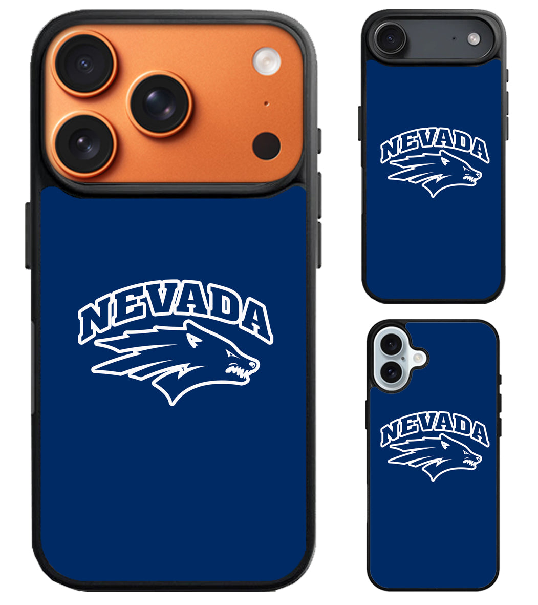 Nevada Wolf Pack Blue Cool iPhone Air | iPhone 17 | 17 Pro | 17 Pro Max Case