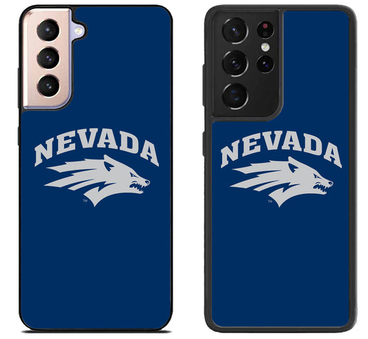 Nevada Wolf Pack Blue Samsung Galaxy S21 | S21 FE | S21+ | S21 Ultra Case