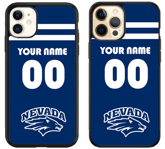 Custom Personalized Nevada Wolf Pack iPhone 12 | 12 Mini | 12 Pro | 12 Pro Max Case