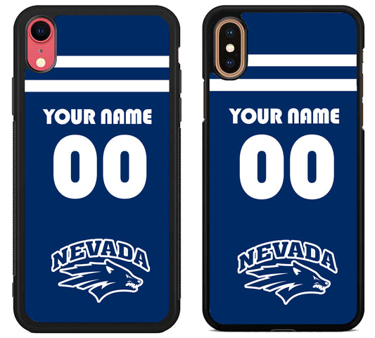 Custom Personalized Nevada Wolf Pack iPhone X | Xs | Xr | Xs Max Case