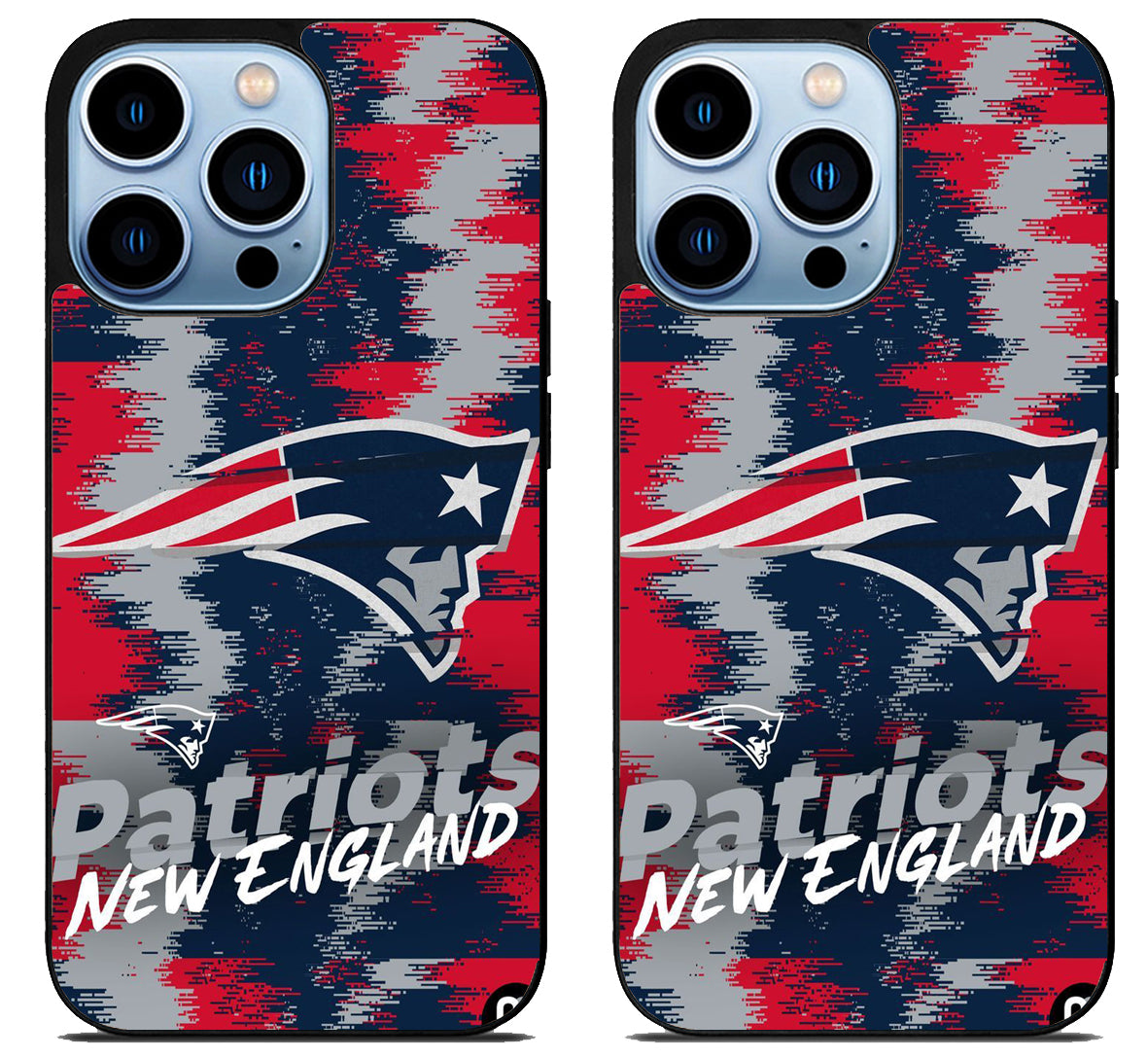 New England Patriots Colorfull iPhone 15 Pro | iPhone 15 Pro Max Case