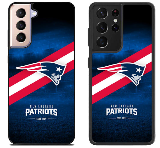 New England Patriots Logo Samsung Galaxy S21 | S21 FE | S21+ | S21 Ultra Case