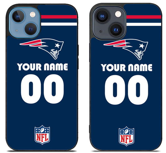 Custom Personalized New England Patriots NFL iPhone 15 | iPhone 15 Plus Case