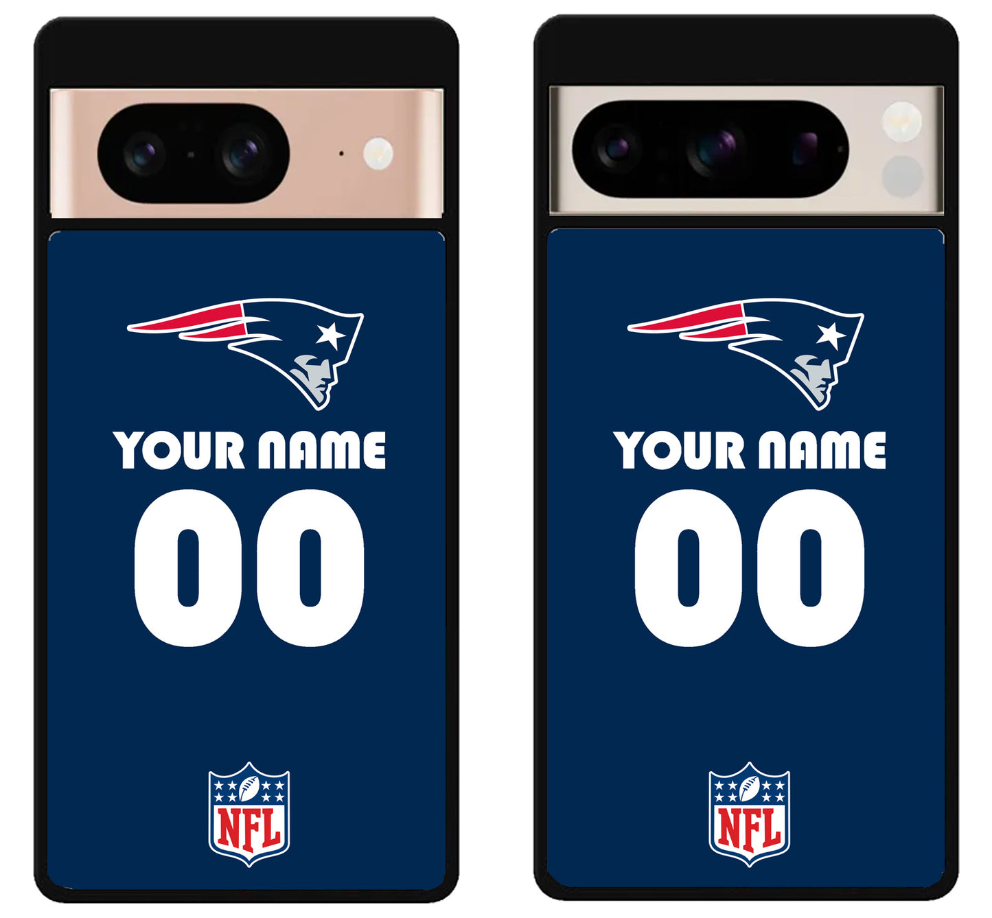 Custom Personalized New England Patriots NFL Google Pixel 8 | 8 Pro Case