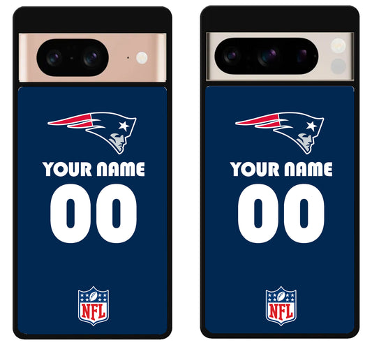 Custom Personalized New England Patriots NFL Google Pixel 8 | 8 Pro Case