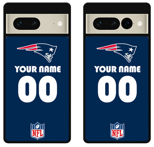 Custom Personalized New England Patriots NFL Google Pixel 7 | 7 Pro Case