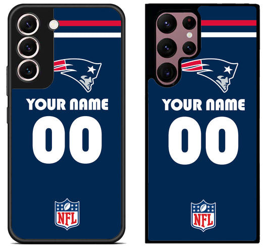 Custom Personalized New England Patriots NFL Samsung Galaxy S22 | S22+ | S22 Ultra Case