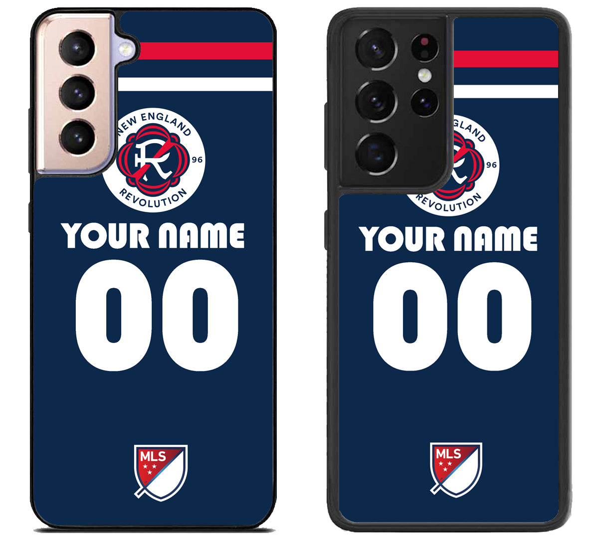 Custom Personalized New England Revolution MLS Samsung Galaxy S21 | S21 FE | S21+ | S21 Ultra Case