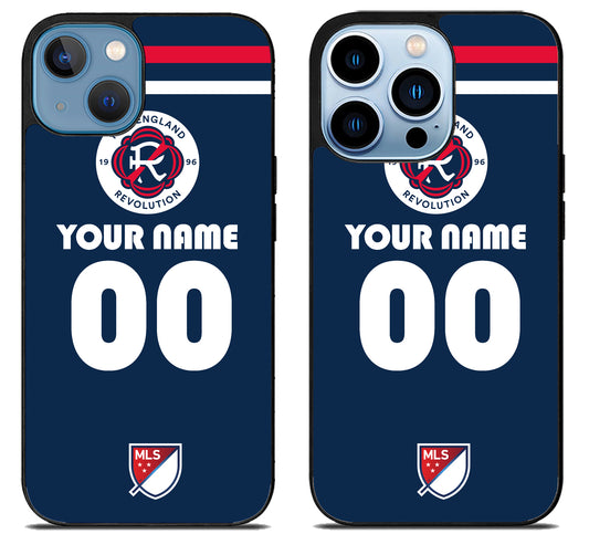 Custom Personalized New England Revolution MLS iPhone 13 | 13 Mini | 13 Pro | 13 Pro Max Case