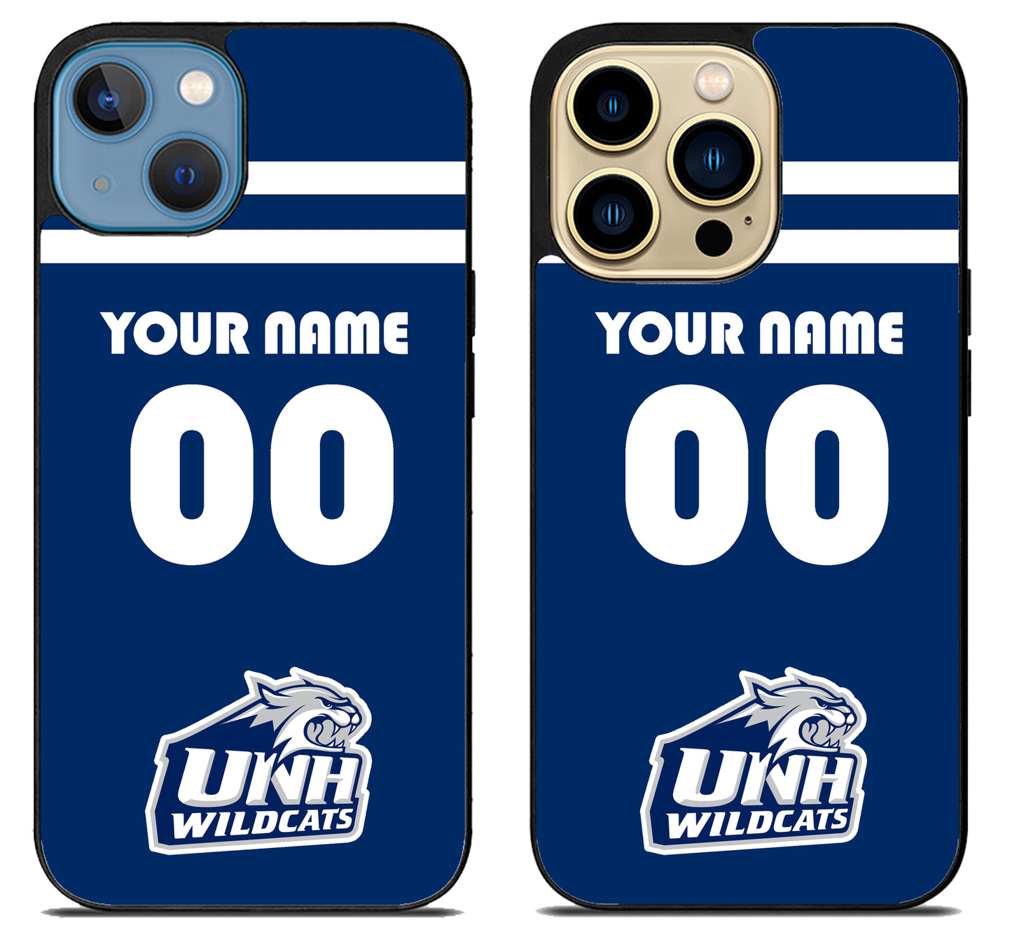 Custom Personalized New Hampshire Wildcats iPhone 14 | 14 Plus | 14 Pro | 14 Pro Max Case