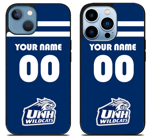 Custom Personalized New Hampshire Wildcats iPhone 13 | 13 Mini | 13 Pro | 13 Pro Max Case