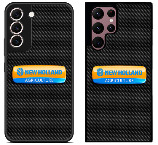 New Holland Agriculture Carbon Samsung Galaxy S22 | S22+ | S22 Ultra Case