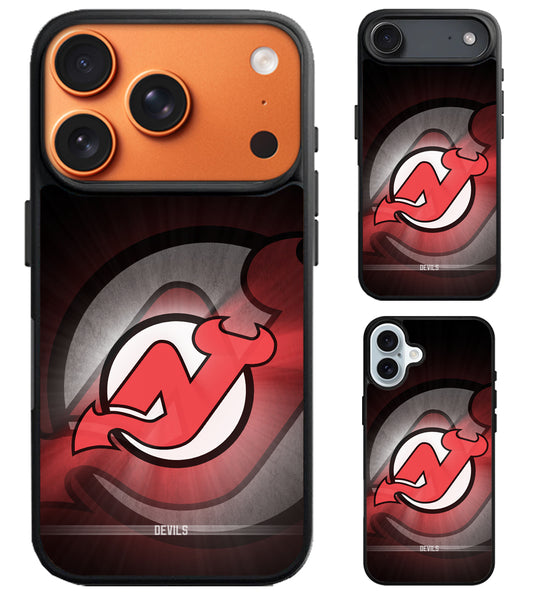 New Jersey Devils Background iPhone Air | iPhone 17 | 17 Pro | 17 Pro Max Case