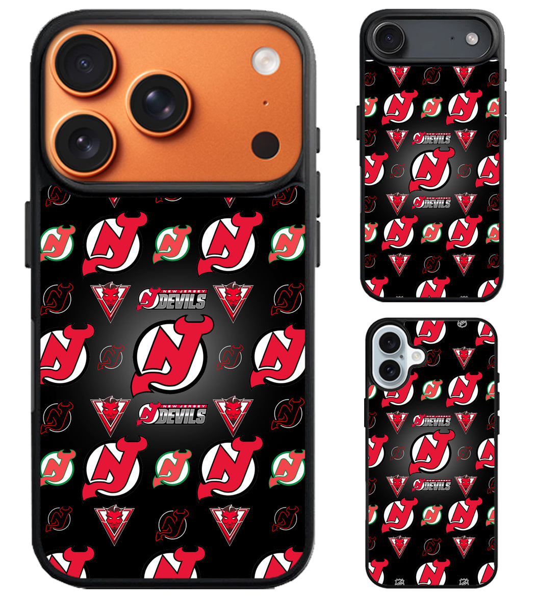 New Jersey Devils Collage iPhone Air | iPhone 17 | 17 Pro | 17 Pro Max Case