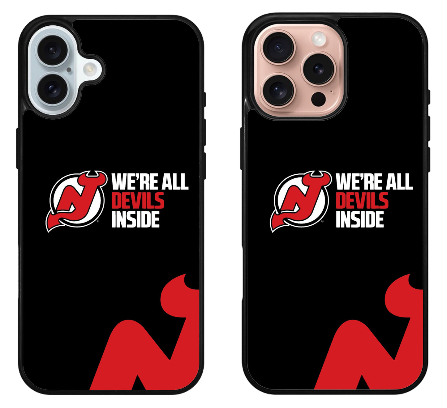 New Jersey Devils Inside iPhone 16 | 16 Plus | 16 Pro | 16 Pro Max Case