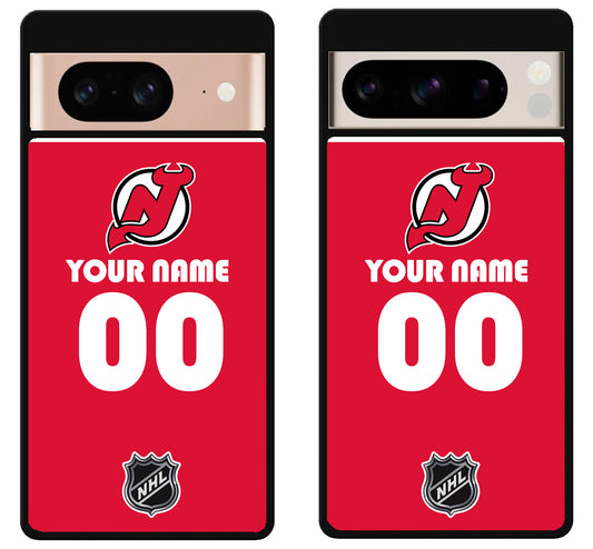 Custom Personalized New Jersey Devils NHL Google Pixel 8 | 8 Pro Case