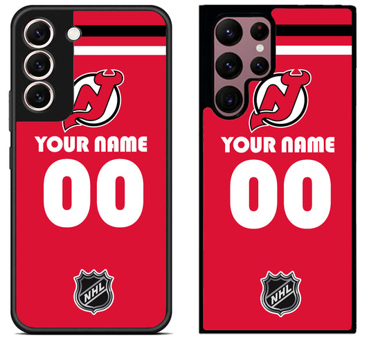 Custom Personalized New Jersey Devils NHL Samsung Galaxy S22 | S22+ | S22 Ultra Case