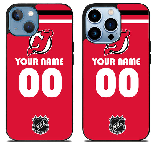 Custom Personalized New Jersey Devils NHL iPhone 13 | 13 Mini | 13 Pro | 13 Pro Max Case