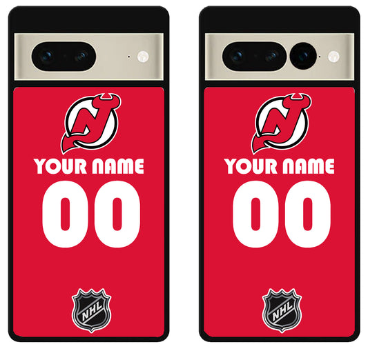 Custom Personalized New Jersey Devils NHL Google Pixel 7 | 7 Pro Case