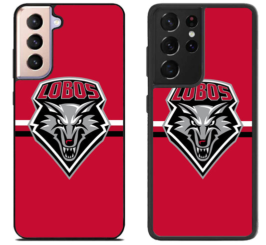 New Mexico Lobos Stripe Logo Samsung Galaxy S21 | S21 FE | S21+ | S21 Ultra Case