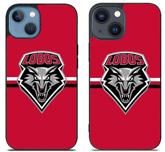 New Mexico Lobos Stripe Logo iPhone 15 | iPhone 15 Plus Case