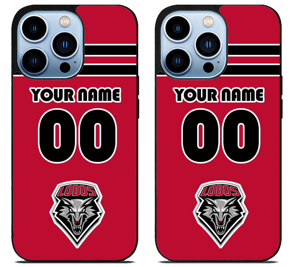 Custom Personalized New Mexico Lobos iPhone 15 Pro | iPhone 15 Pro Max Case