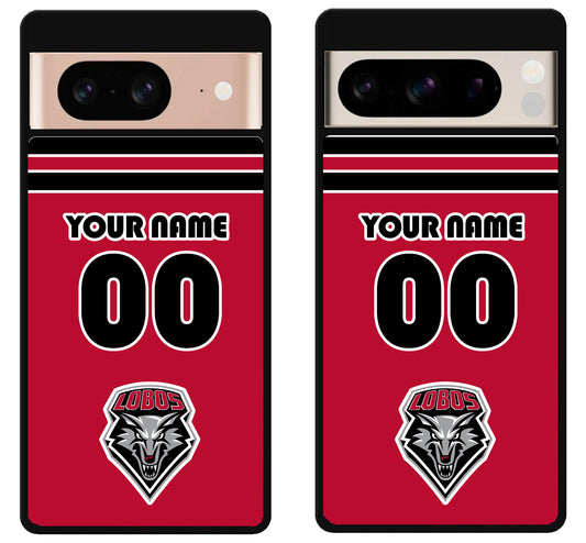 Custom Personalized New Mexico Lobos Google Pixel 8 | 8 Pro Case