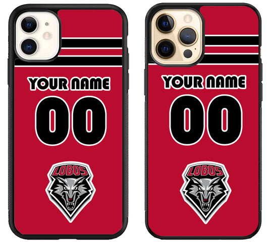Custom Personalized New Mexico Lobos iPhone 12 | 12 Mini | 12 Pro | 12 Pro Max Case
